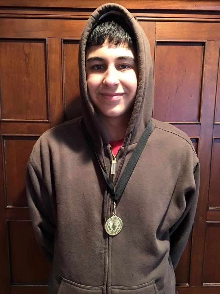I won my very first award! (2016 Espresso Cup Original Oratory Finalist 8th Place)